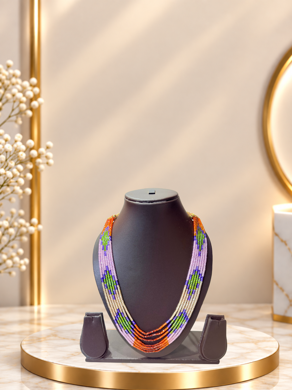 C.Z Multi Color Necklace