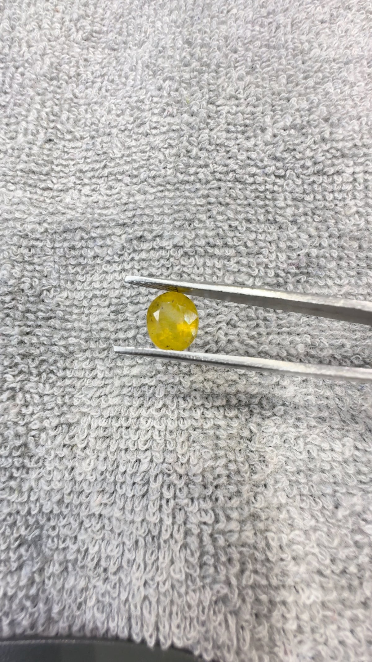 3.33 Carat Certified Natural Yellow Sapphire