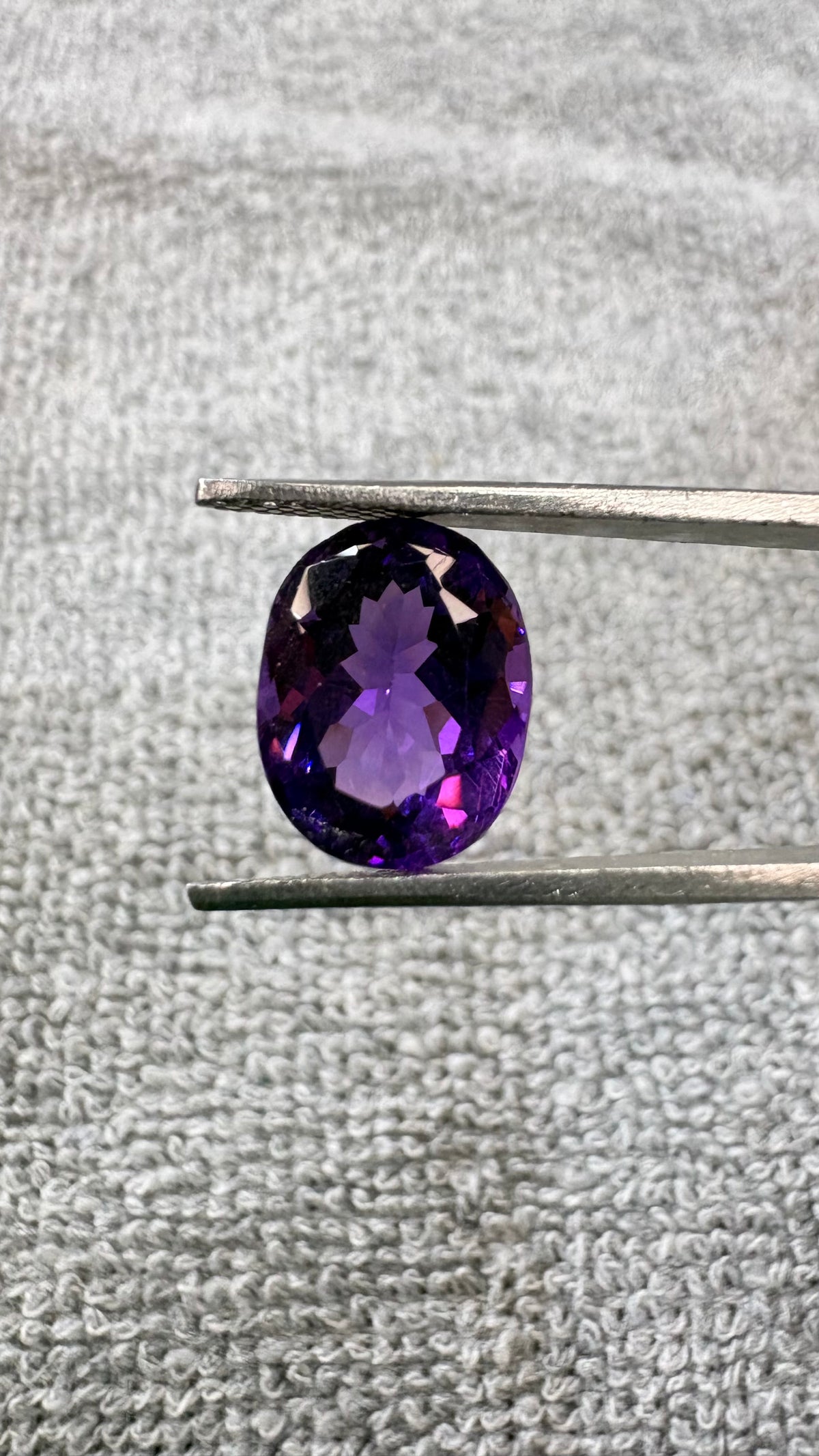 5.95 Carat Certified Natural Amethyst