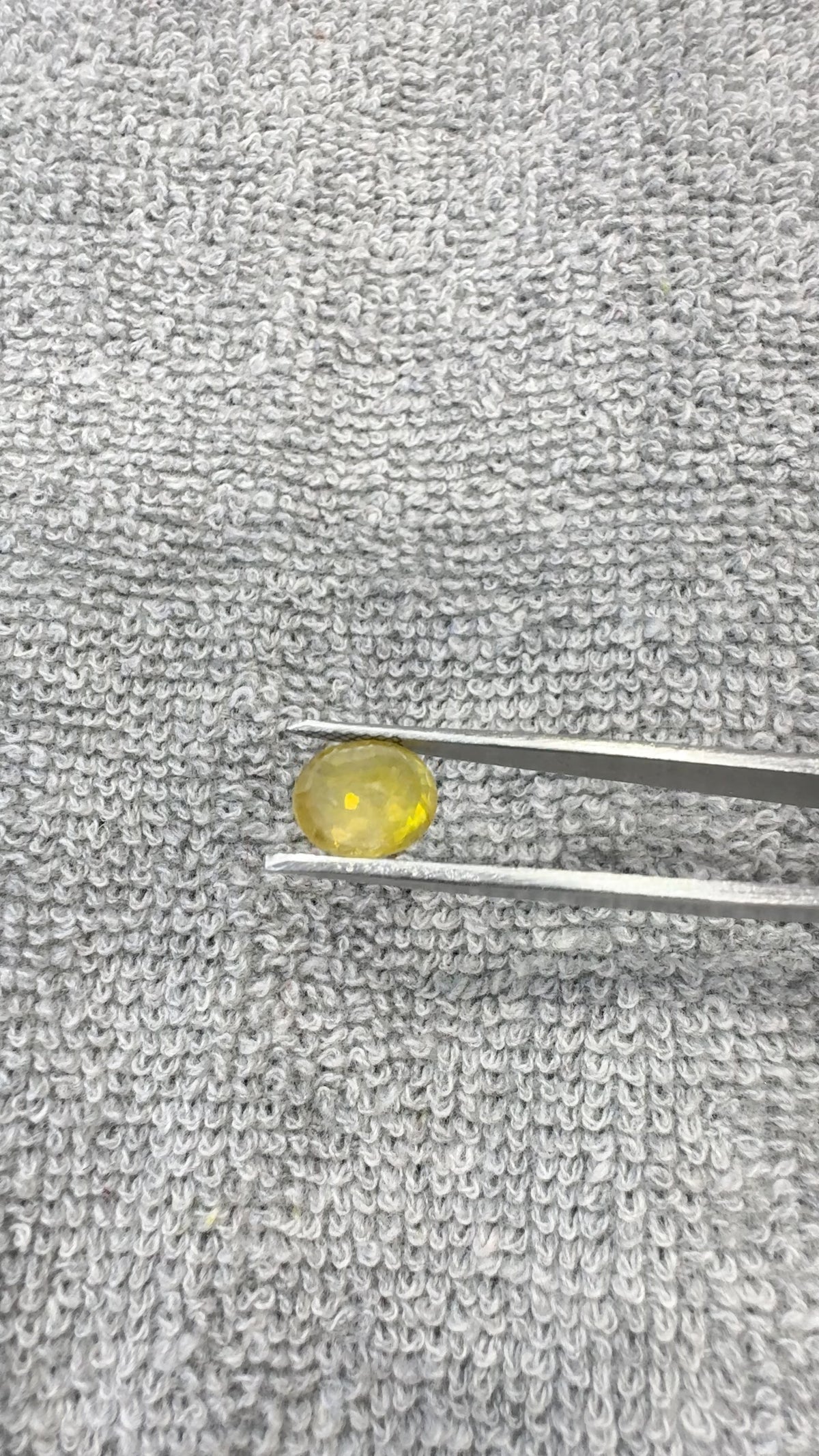 3.750 Carat Certified Natural Yellow Sapphire