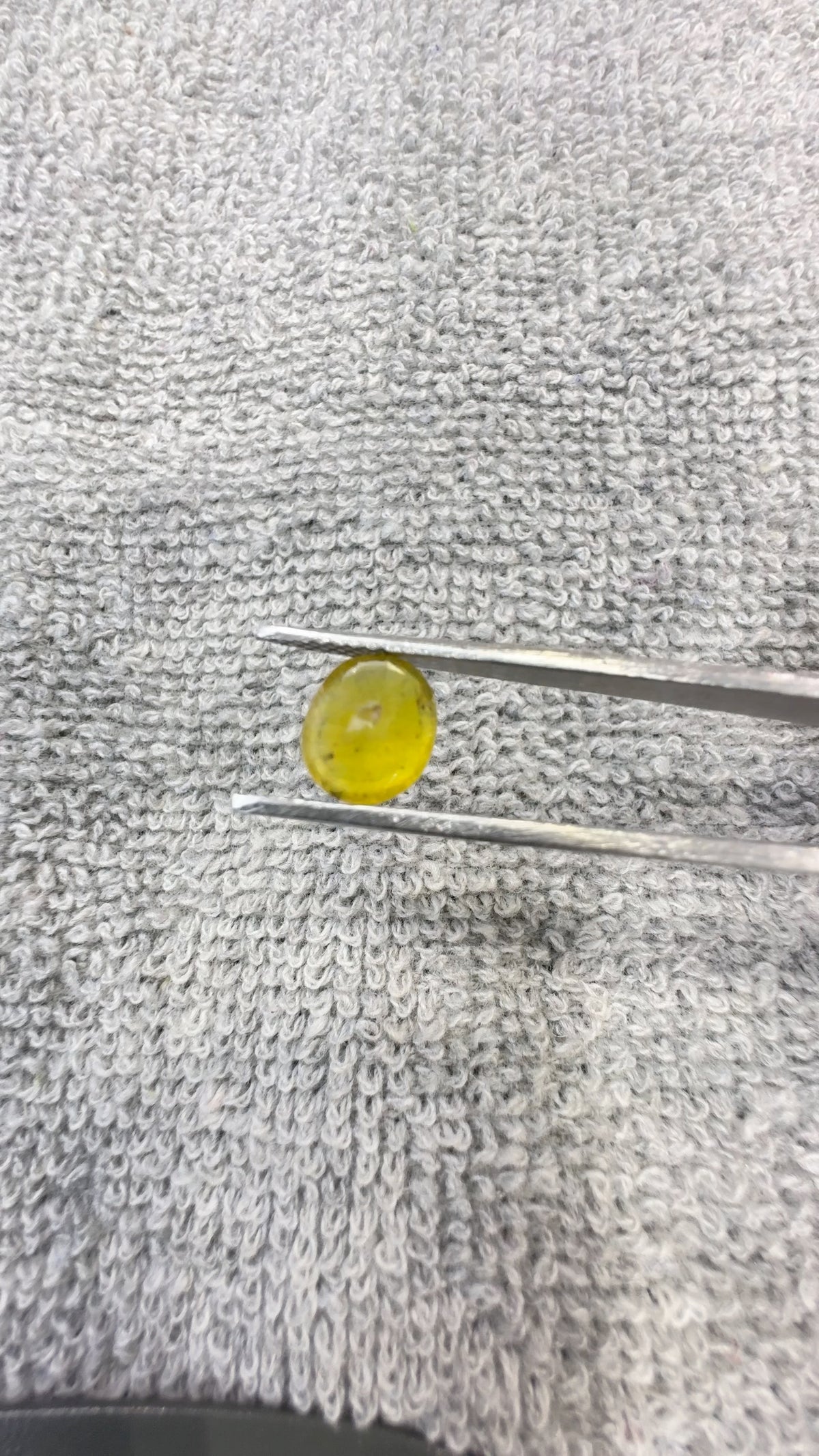 3.33 Carat Certified Natural Yellow Sapphire