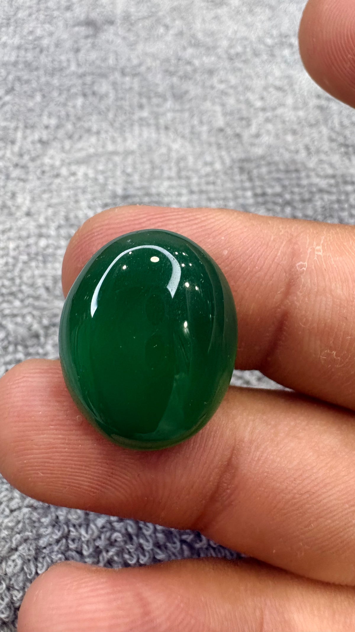 20.05 Carat Certified Natural Green Aqeeq