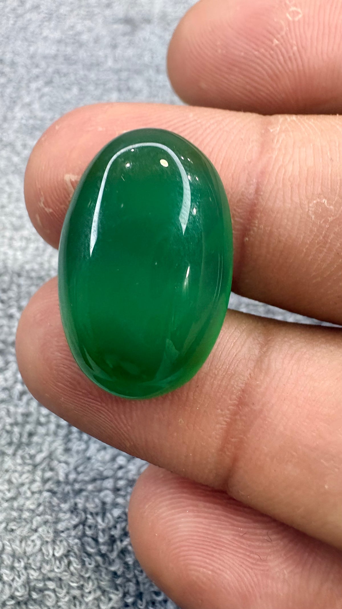 20.10 Carat Certified Natural Green Aqeeq