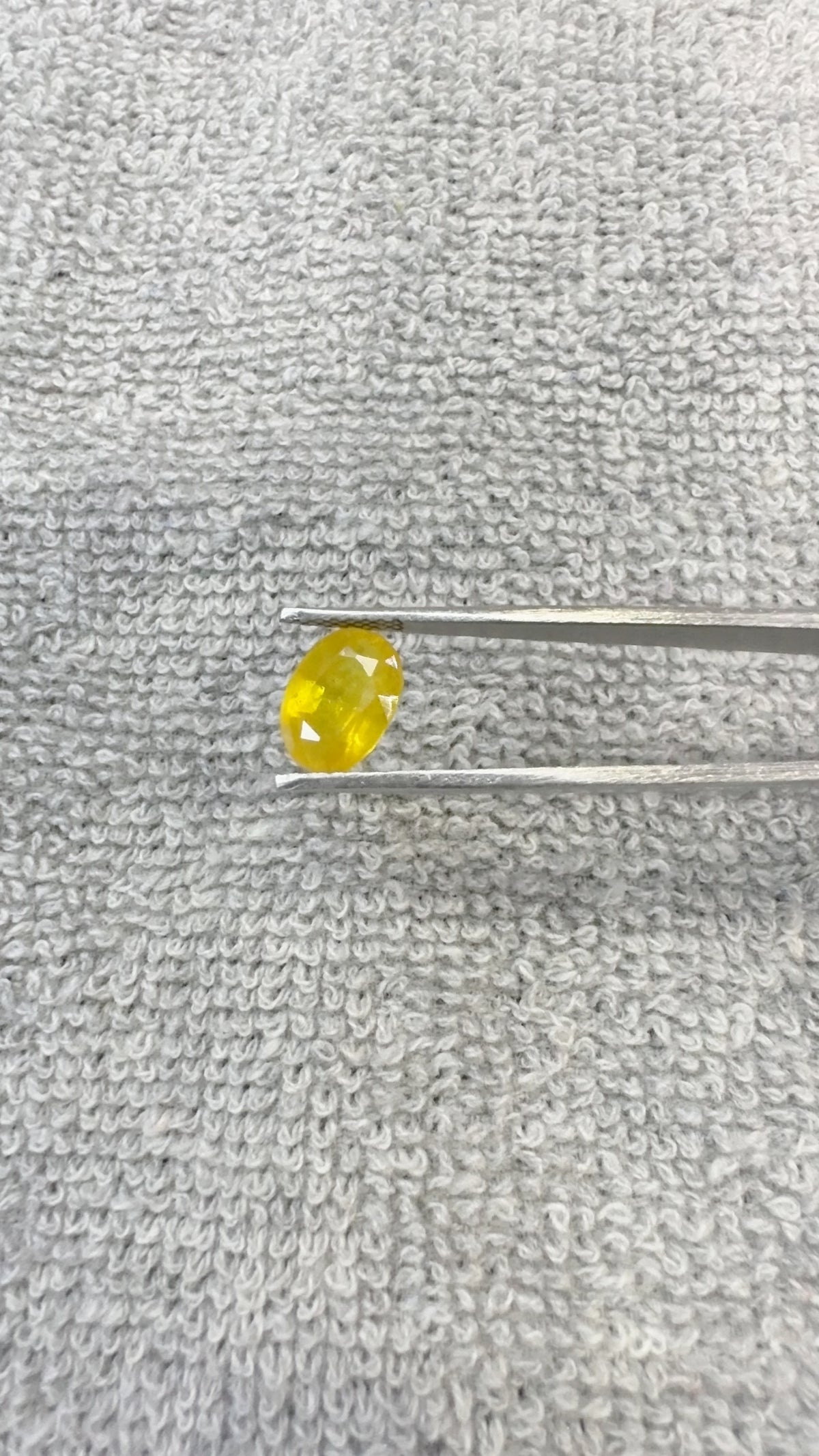 3.92 Carat Certified Natural Yellow Sapphire