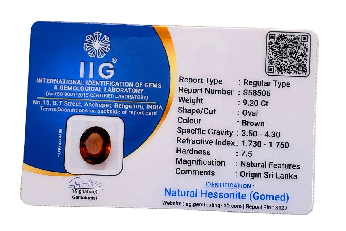 9.20 Carat Certified Natural Sri Lankan Gomed