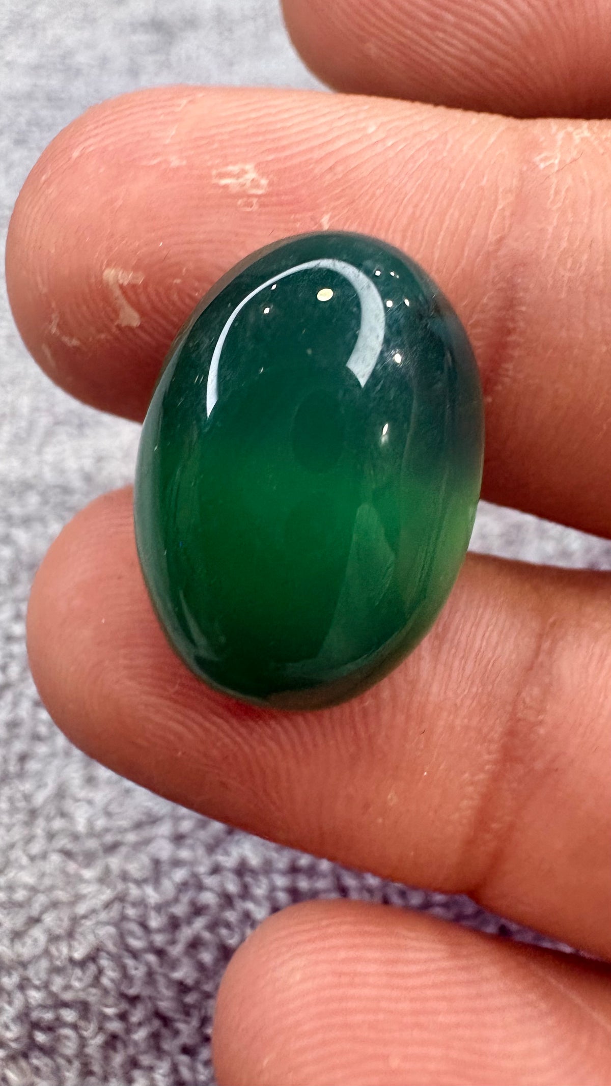 16.70 Carat Certified Natural Green Aqeeq