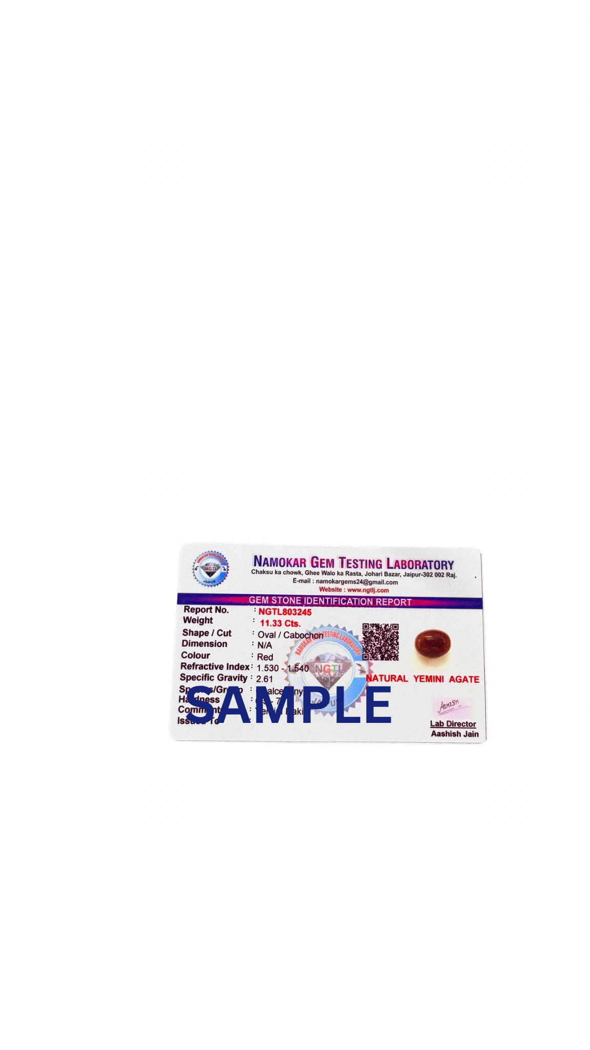 19.11 Carat Certified Natural Yemani Aqeeq